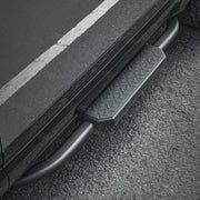 ZHOUS style side steps installed on Land Rover Defender
