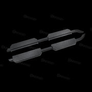 ZHOUS style side steps installed on Land Rover Defender 110