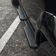 ZHOUS style side steps installed on Land Rover Defender 110