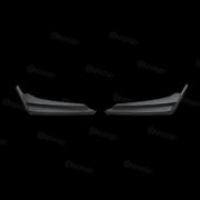 Carbon fiber rear bumper corner covers installed on Land Rover Defender 110