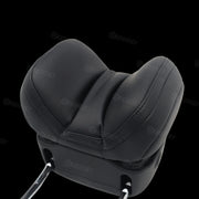 Winged leather headrests installed in Land Rover Defender L663