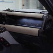 10-color LED ambient light kit installed in Land Rover Defender