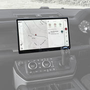 13.3 inch touch screen upgrade installed in Land Rover Defender