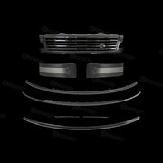 Carbon fiber front grille installed on Range Rover L460