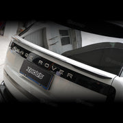 Carbon fiber center wing rear spoiler installed on Range Rover L460